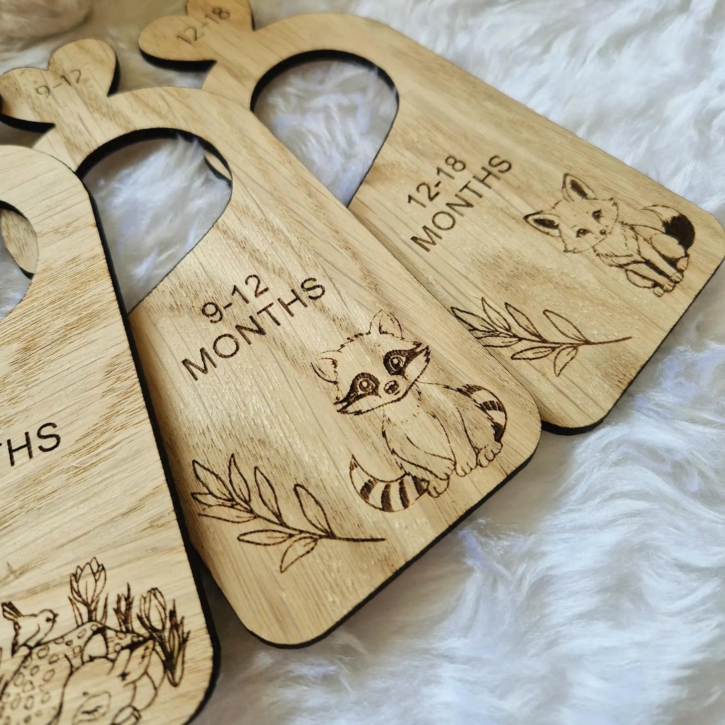 Baby Wardrobe Dividers- Woodland Friends
