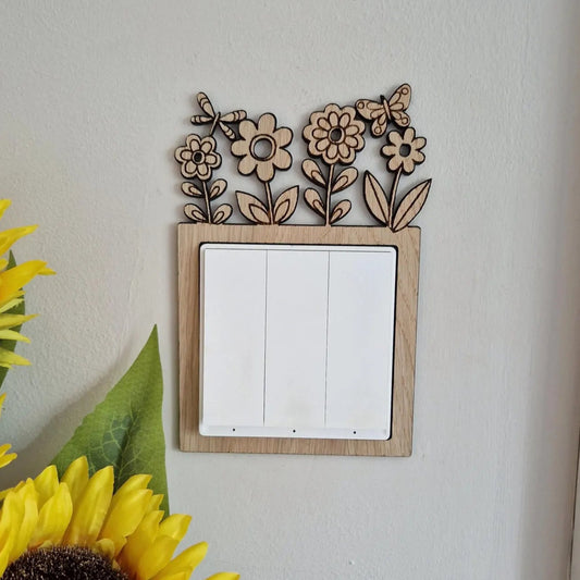 Flower Light Switch Surround
