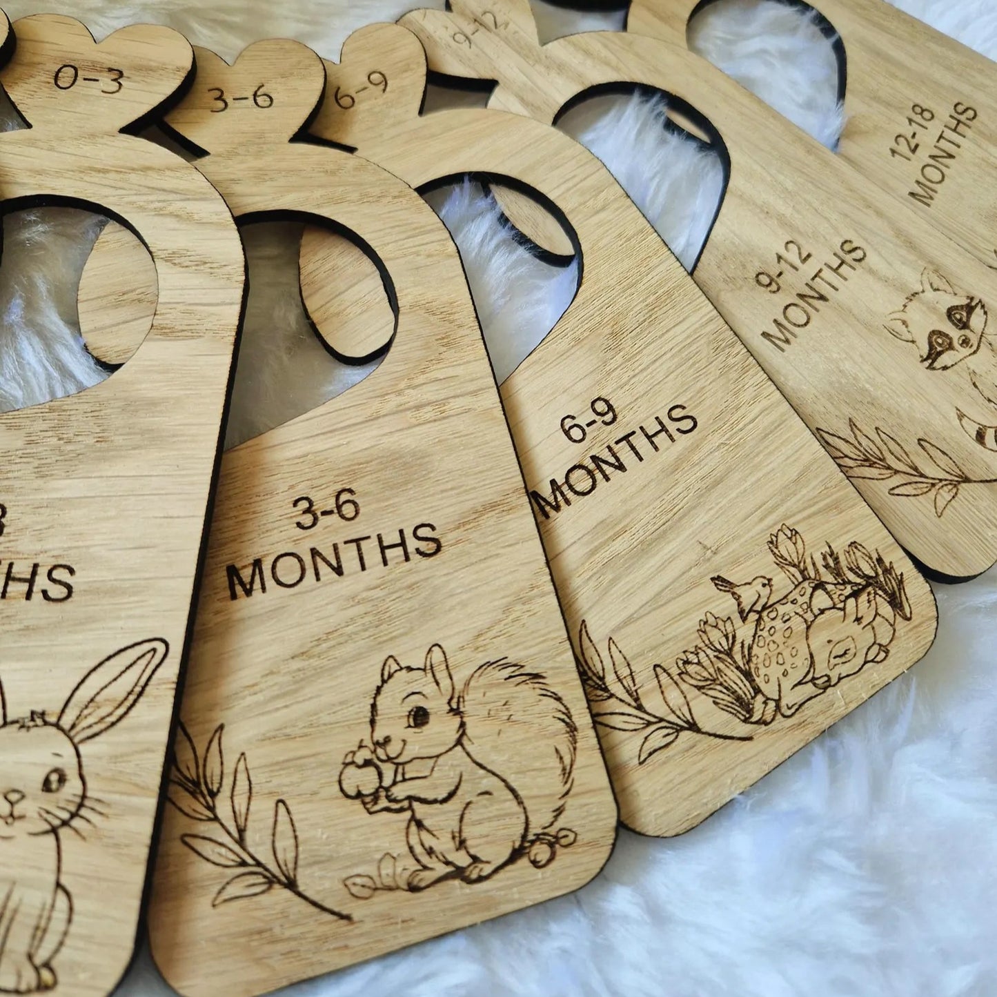 Baby Wardrobe Dividers- Woodland Friends