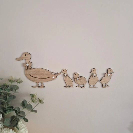 Duck Family Nursery Wall Art