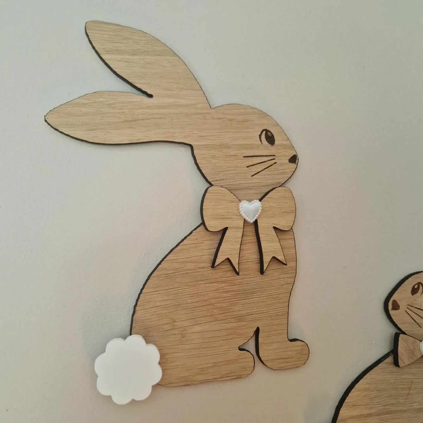 Bunny Duo Nursery Wall Art
