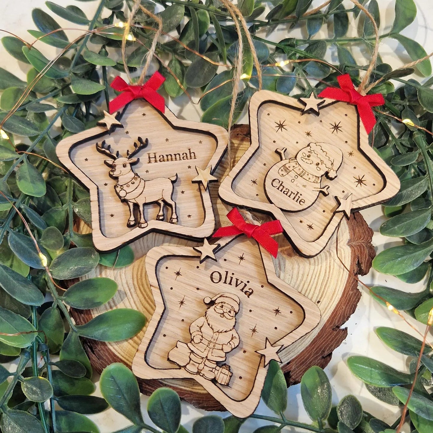 Star Baubles - Personalised