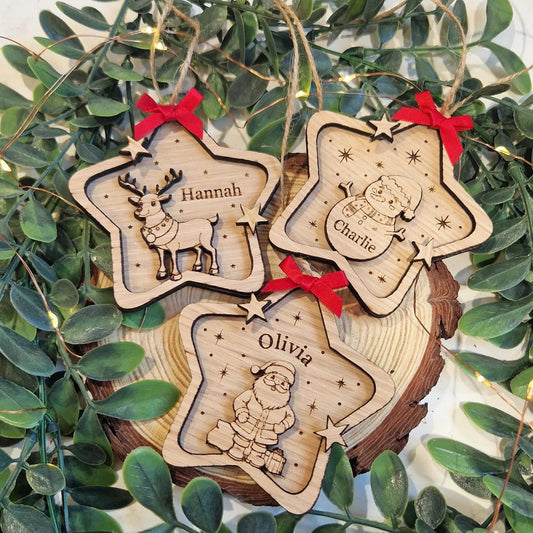 Star Baubles - Personalised