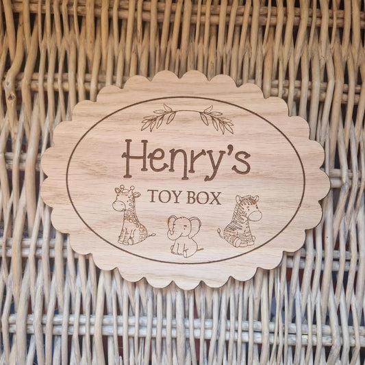 Toy Box Sign- Personalised