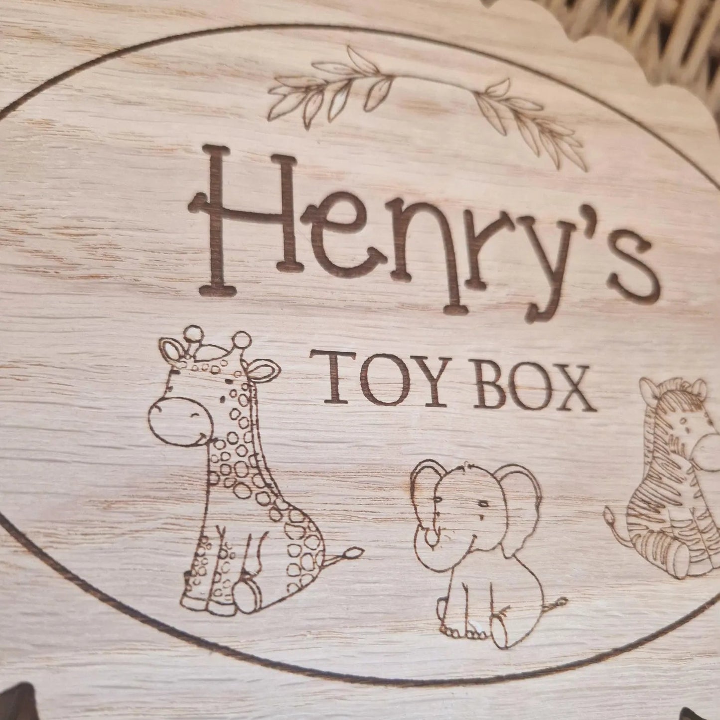 Toy Box Sign- Personalised