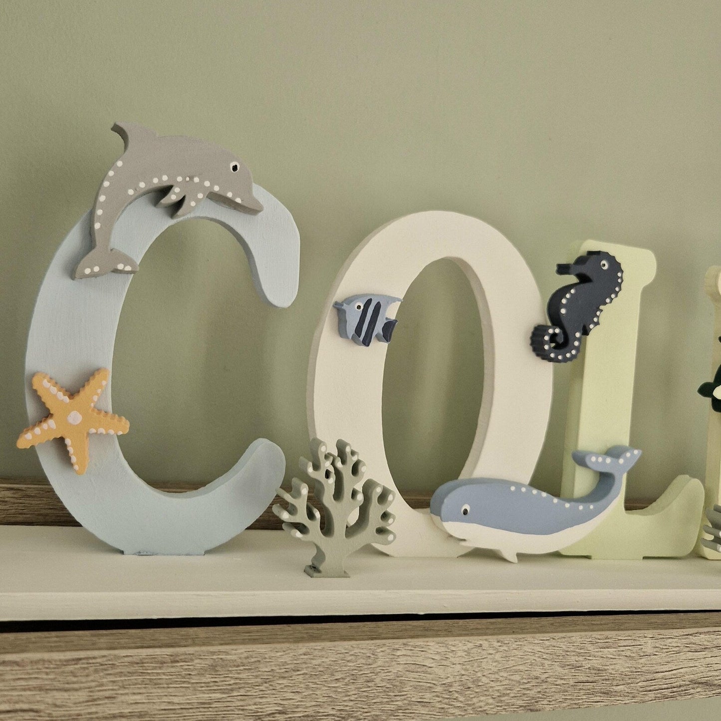Under the Sea Children's Name Sign