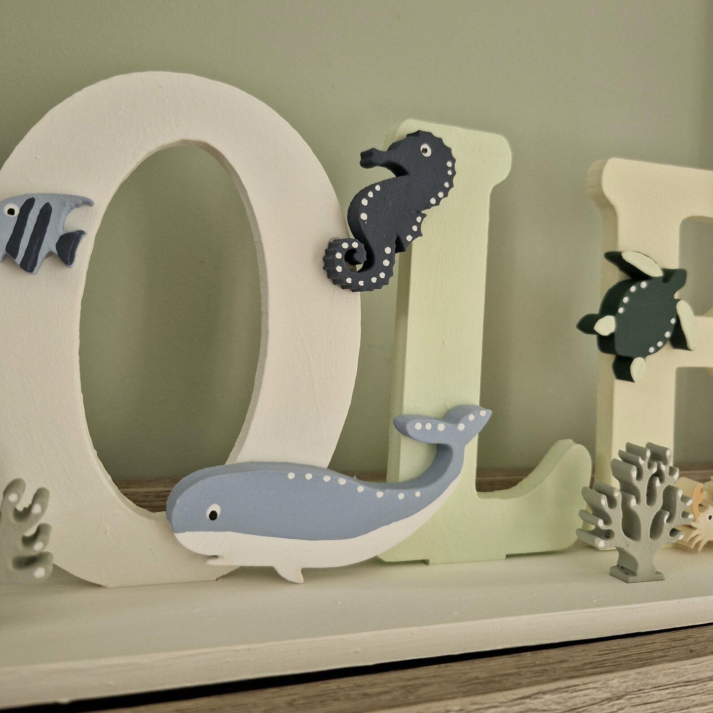 Under the Sea Children's Name Sign