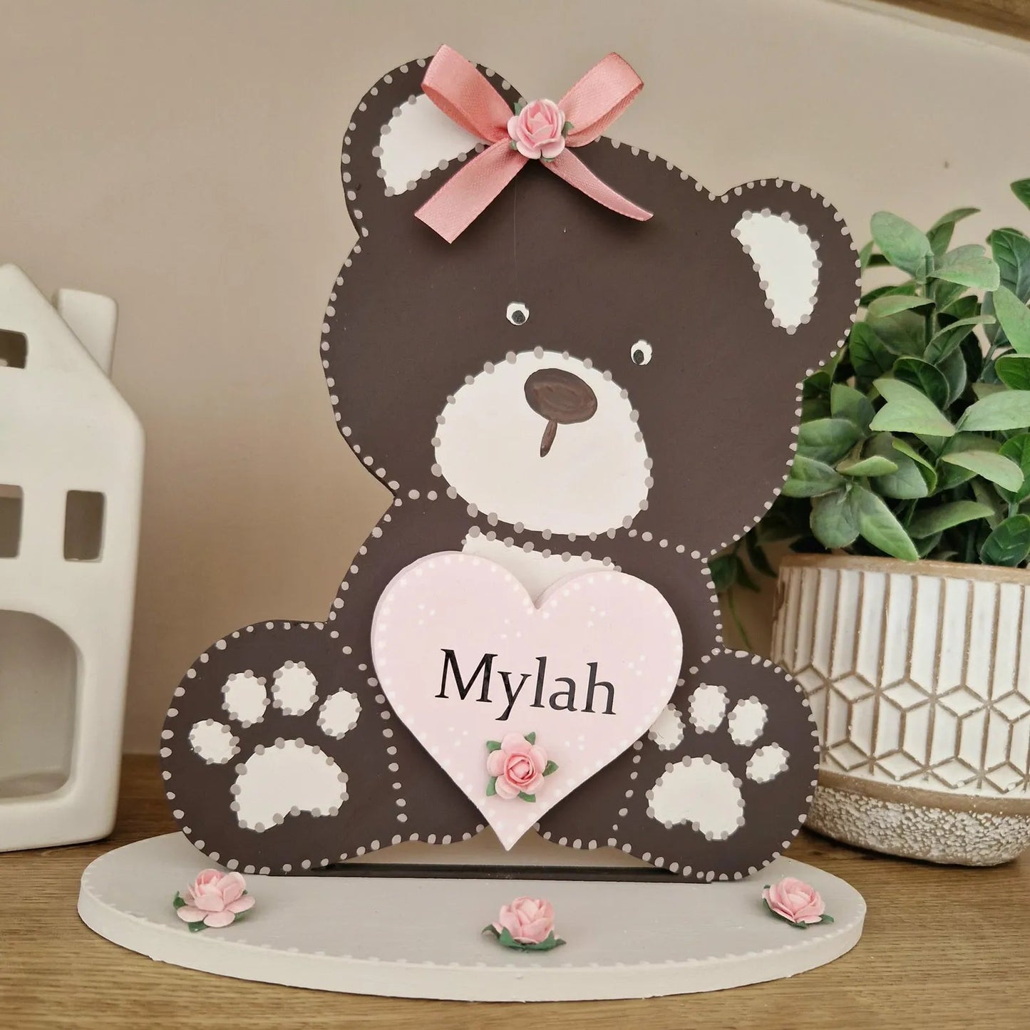 Teddy Bear Name Sign