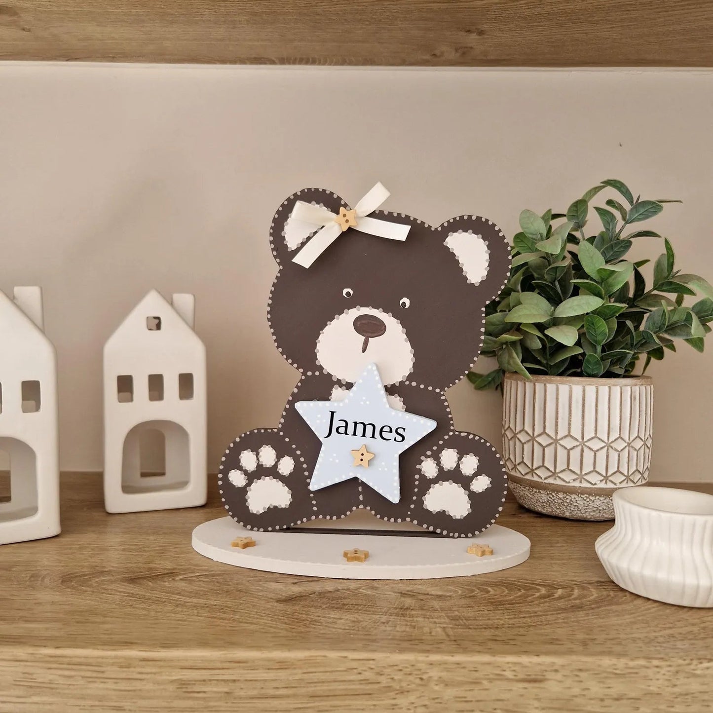 Teddy Bear Name Sign