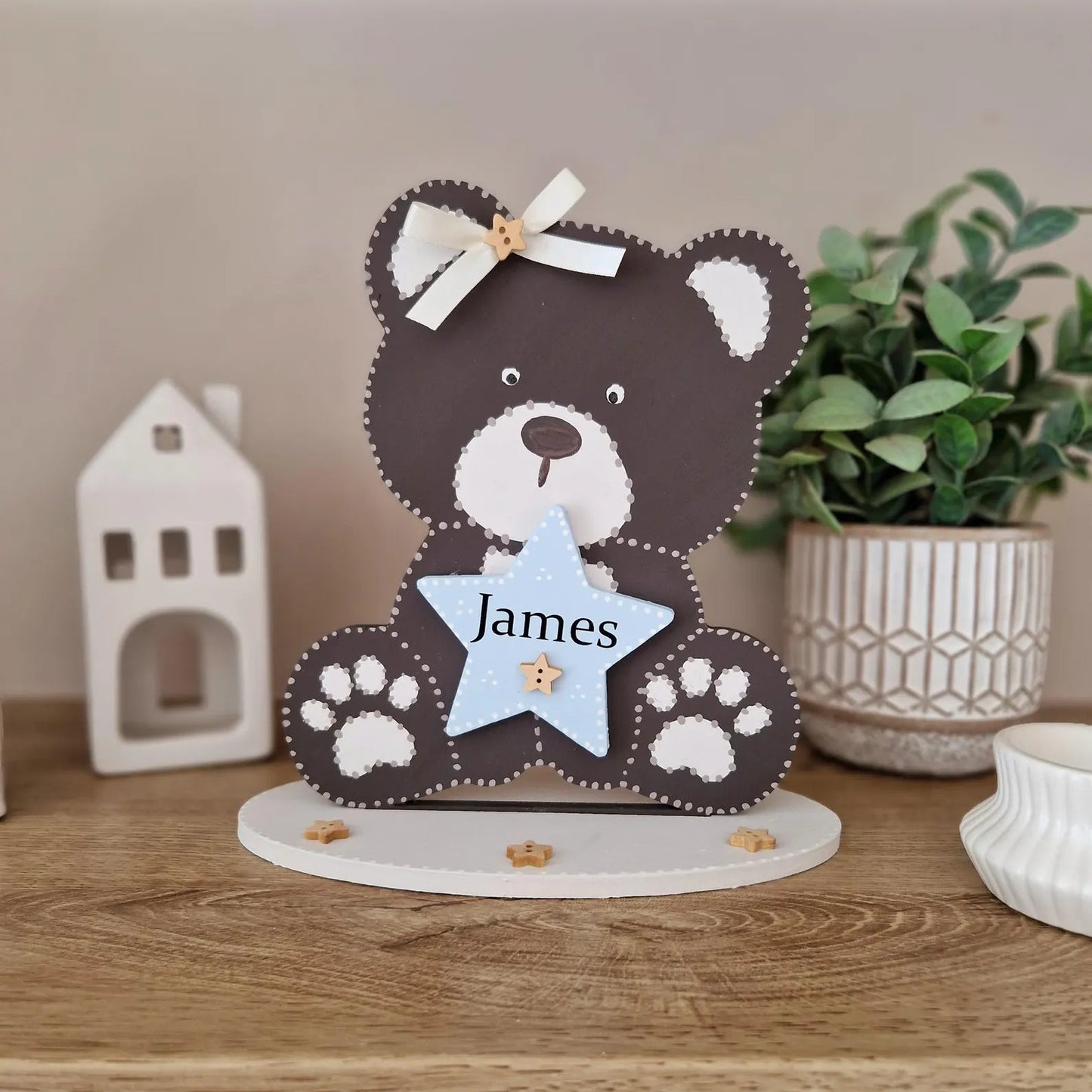 Teddy Bear Name Sign