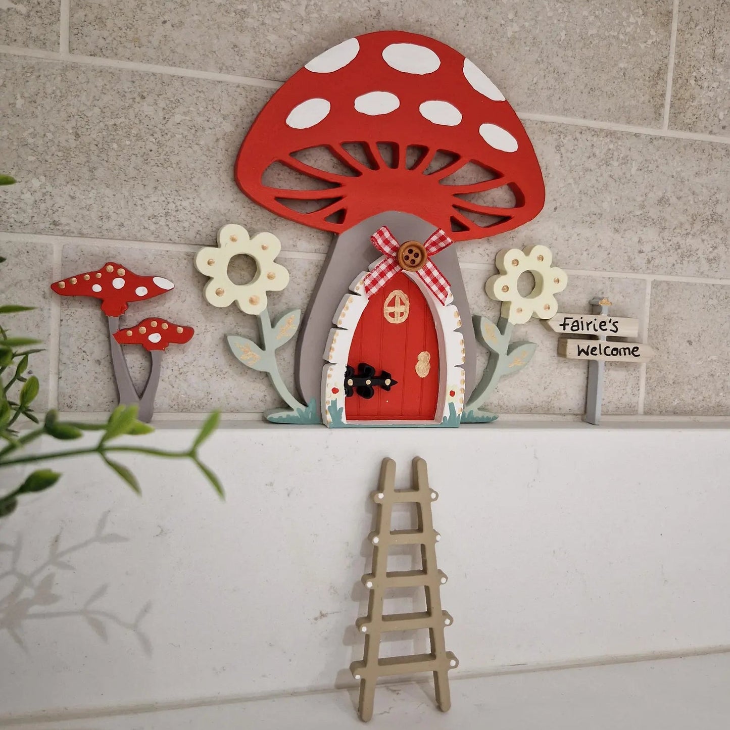 Magical Fairy Door Toadstool Set