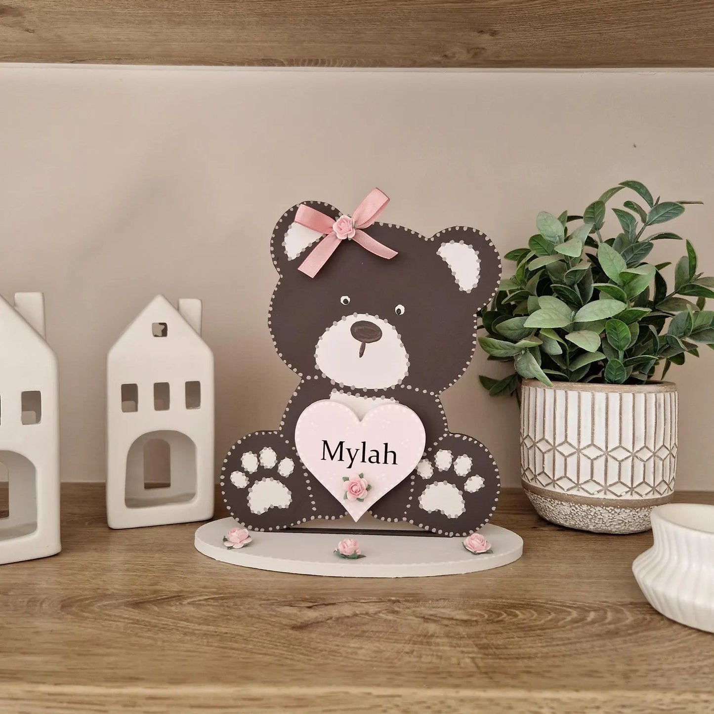 Teddy Bear Name Sign