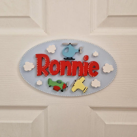 Children's Door Name Plaque