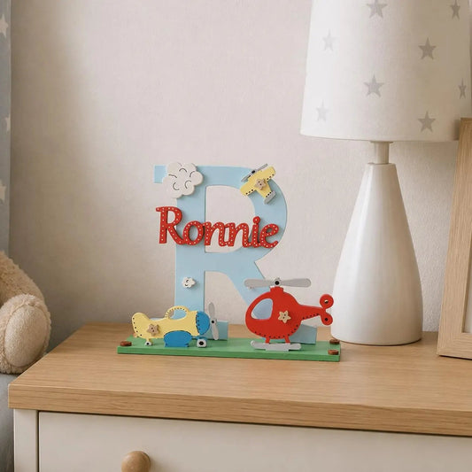 Wooden Nursery Letter- Fly with Me