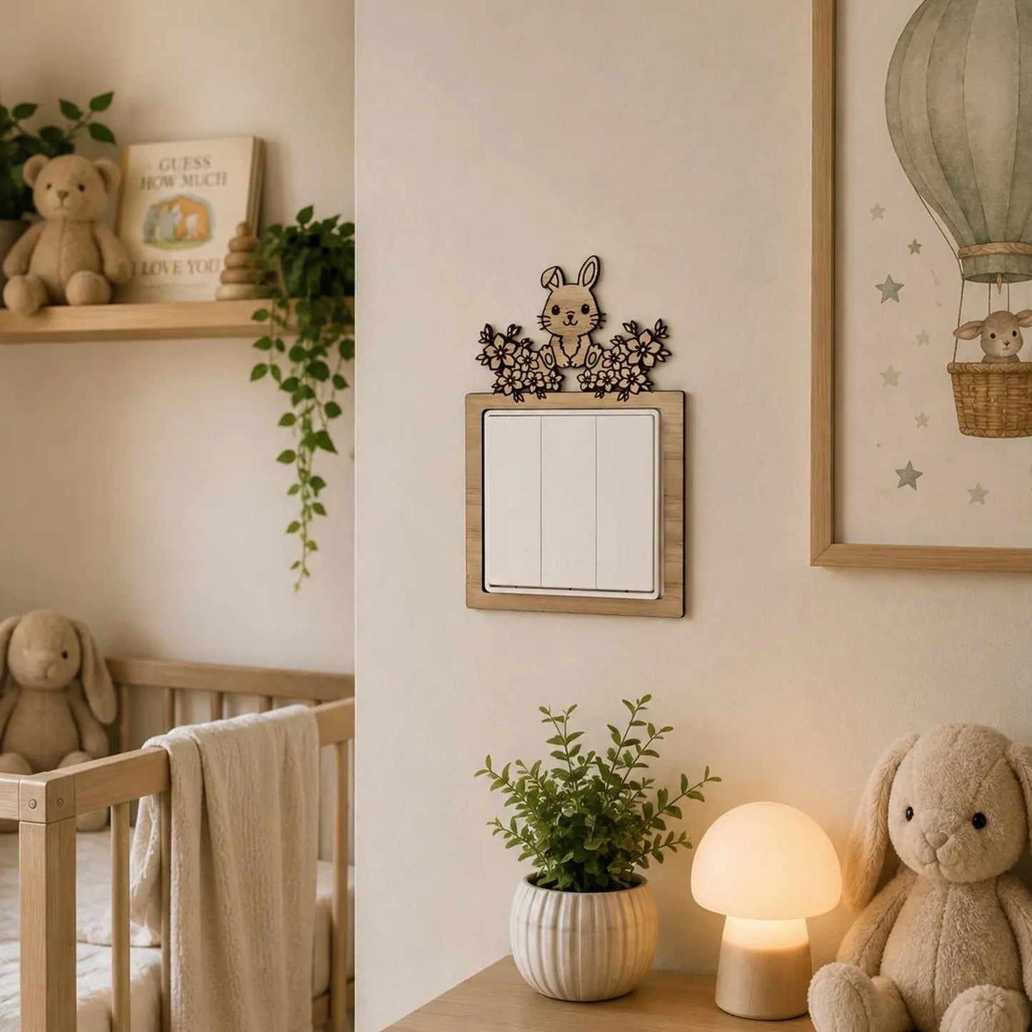 Light Switch Surround- Bunny