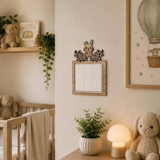 Light Switch Surround- Bunny