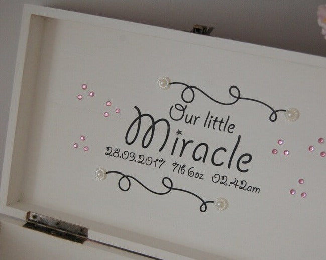 Pretty Baby Girl Memory Box