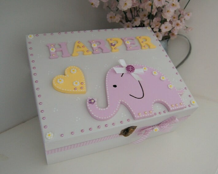 Cute Baby Girl Memory Box