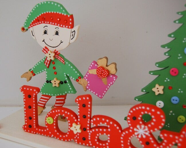 Personalised 'Little Elves' Sign