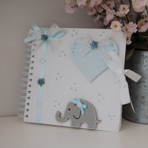 Baby Boy Memory Book/ Scrapbook