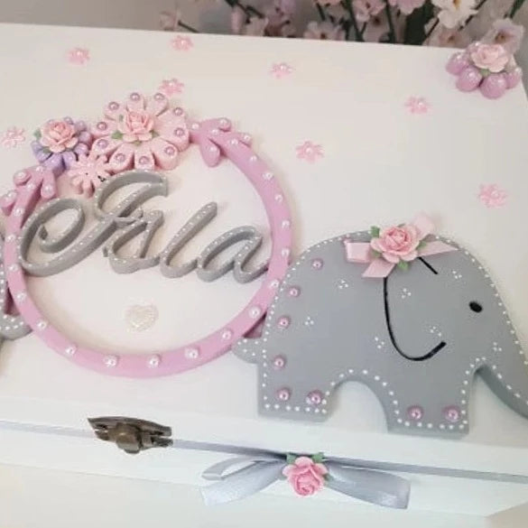 Baby Memory Box 'Elephant Hoop'