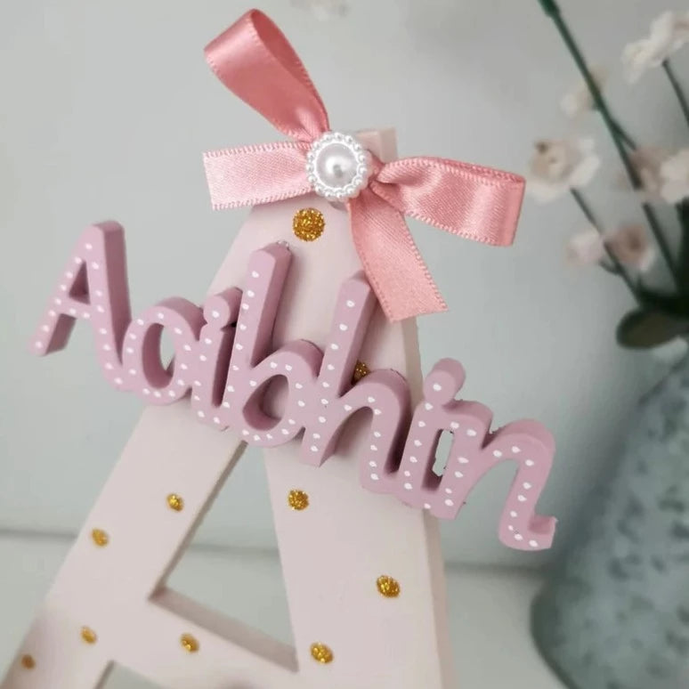 Nursery Wooden Letter 'Ballerina'