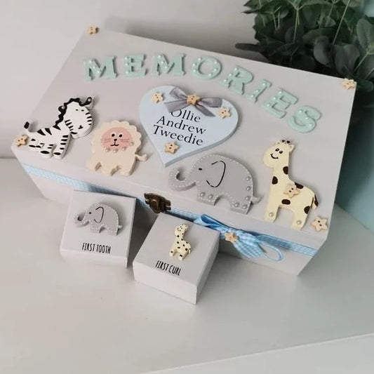 Baby Memory Box 'Safari Friends'