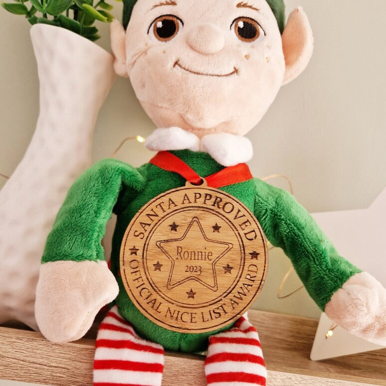 Santa Approved 'Nice List' Medal