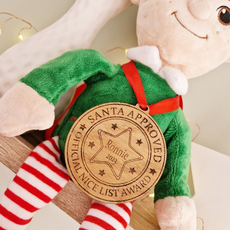 Santa Approved 'Nice List' Medal