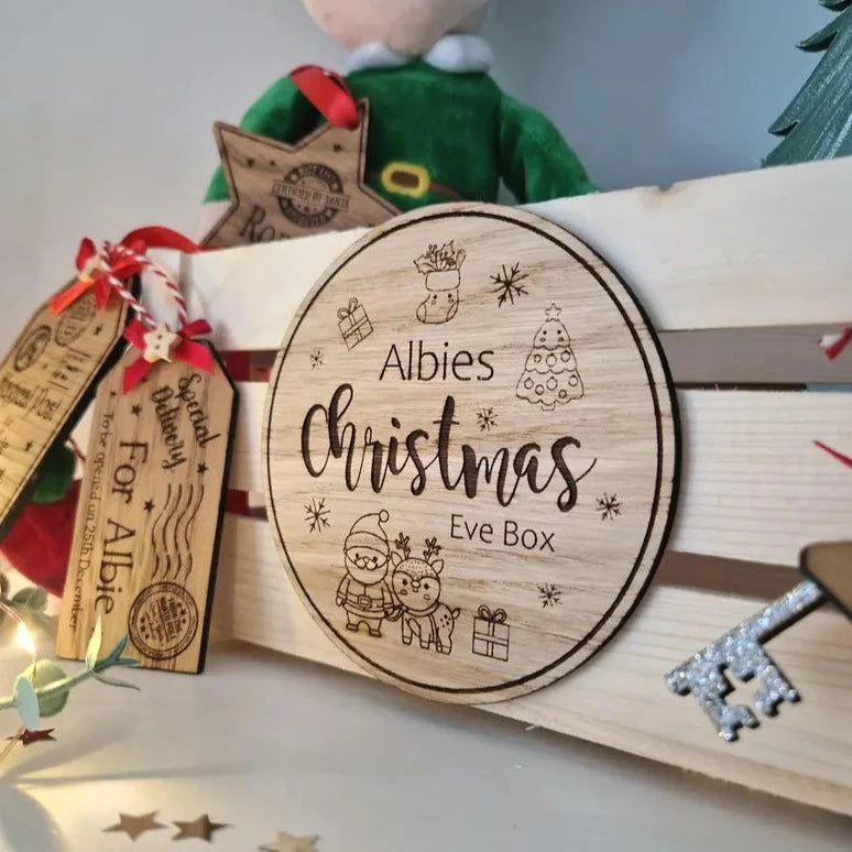 Christmas Eve Box Plaque/Sign- Personalised