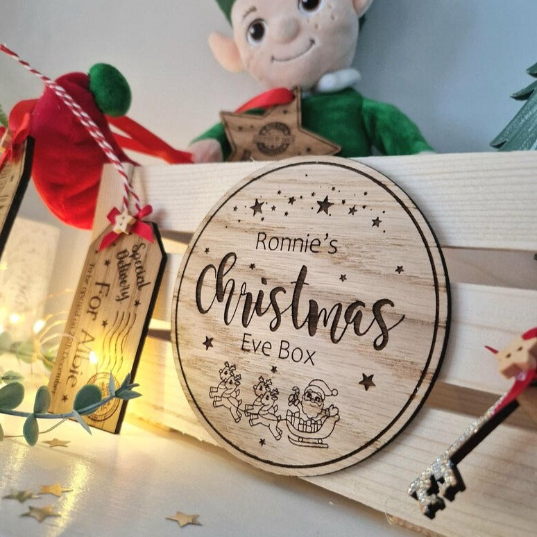 Christmas Eve Box Plaque/Sign -Personalised