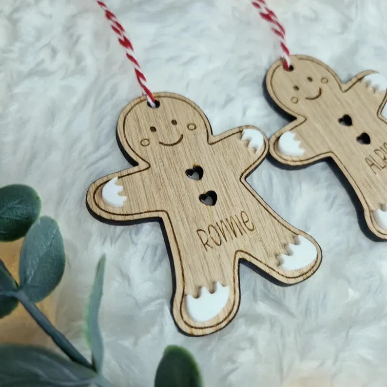 Hanging Gingerbread Man- Personalised