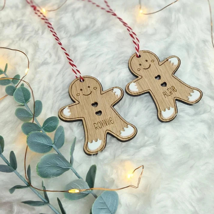 Hanging Gingerbread Man- Personalised