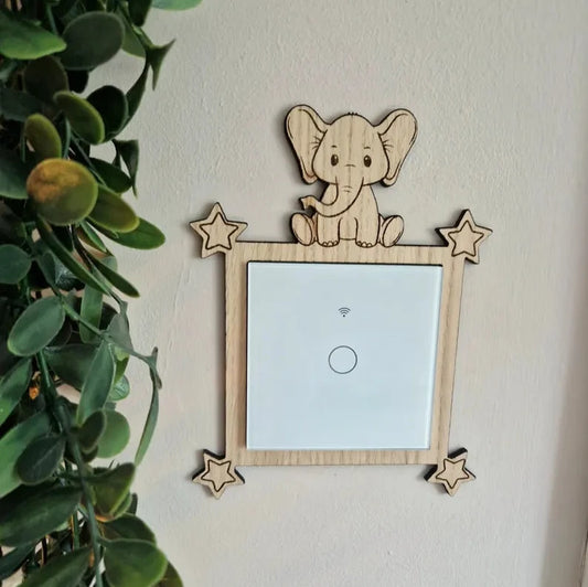 Light Switch Surround-Elephant